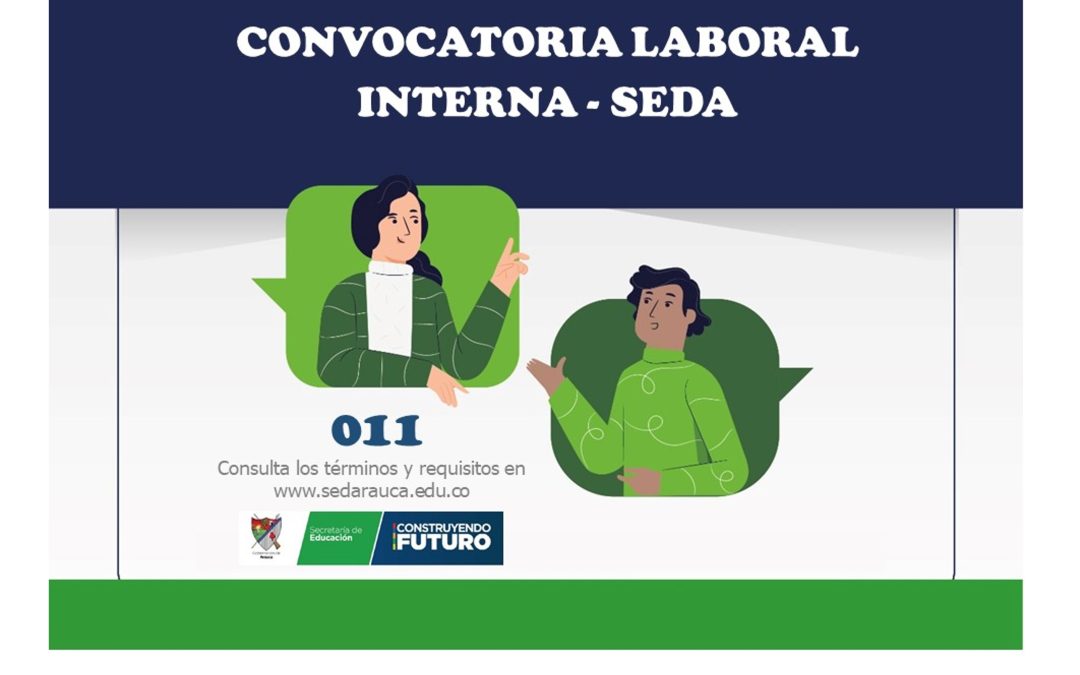 Convocatoria interna para proveer vacante en encargo de Directivo Docente – Secretaría de Educación Departamental