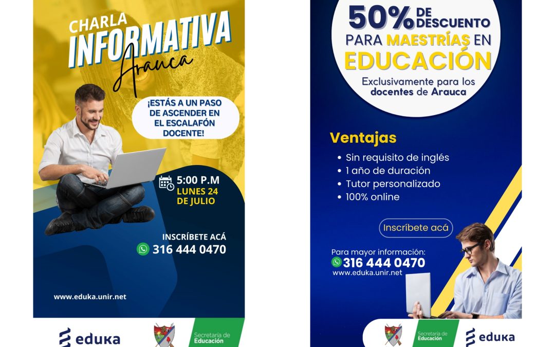 Becas con el 50% para maestrías con la universidad UNIR