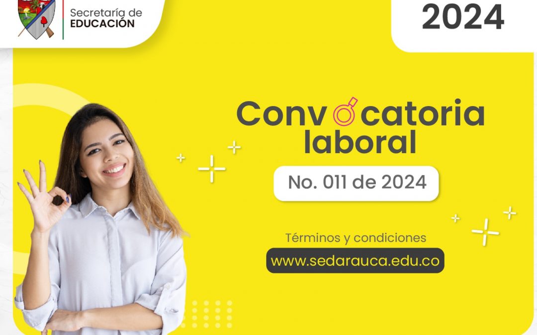 Convocatoria laboral interna N° 011 de 2024 – Auxiliar administrativo de la Institución Educativa Matecandela