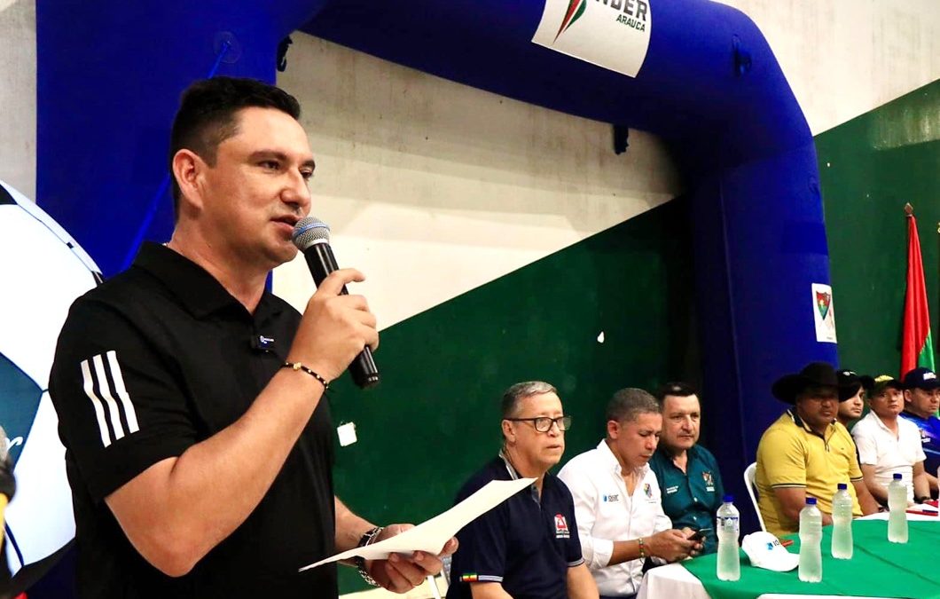 Gobernador de Arauca inaugura los Juegos Departamentales del Magisterio 2024